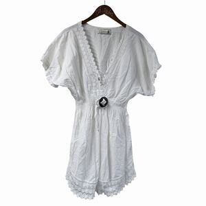 Sea Spice White Resort Wear XXL Beach 100% Peruvian Cotton